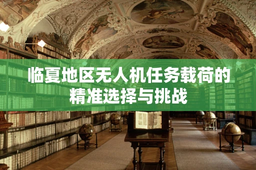 临夏地区无人机任务载荷的精准选择与挑战