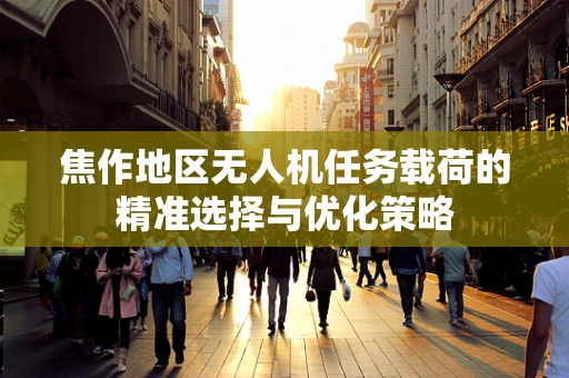 焦作地区无人机任务载荷的精准选择与优化策略