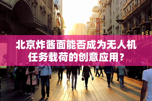 北京炸酱面能否成为无人机任务载荷的创意应用？