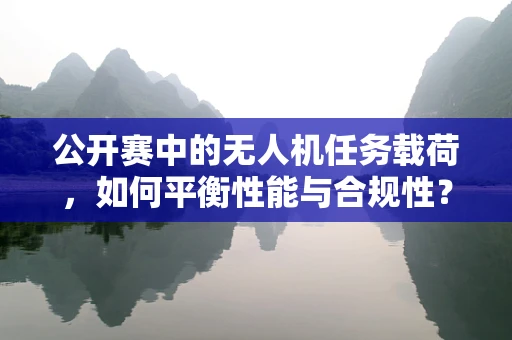 公开赛中的无人机任务载荷，如何平衡性能与合规性？