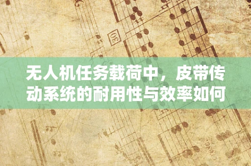 无人机任务载荷中，皮带传动系统的耐用性与效率如何平衡？