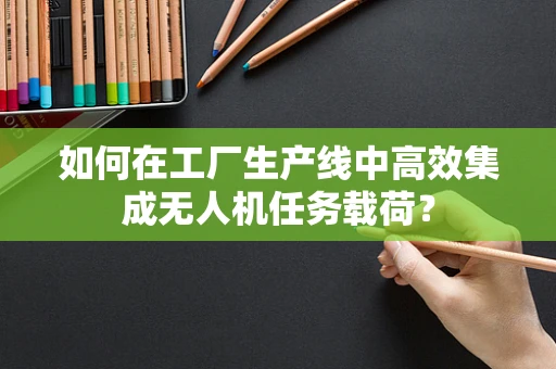 如何在工厂生产线中高效集成无人机任务载荷？
