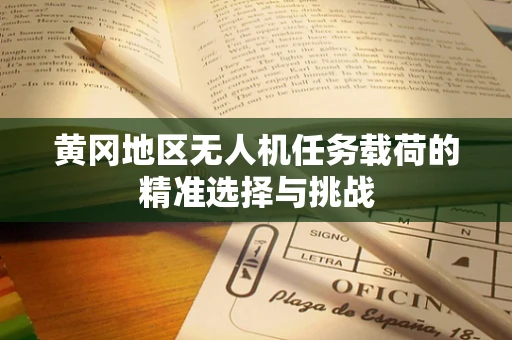 黄冈地区无人机任务载荷的精准选择与挑战