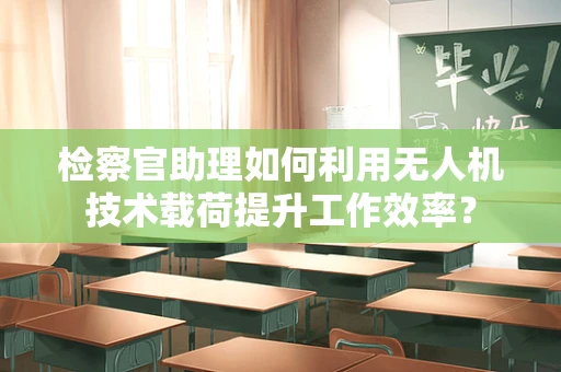 检察官助理如何利用无人机技术载荷提升工作效率？