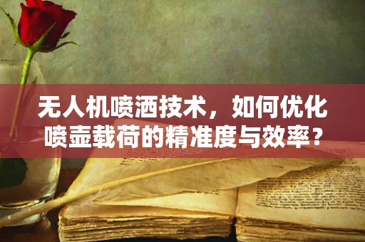 无人机喷洒技术，如何优化喷壶载荷的精准度与效率？