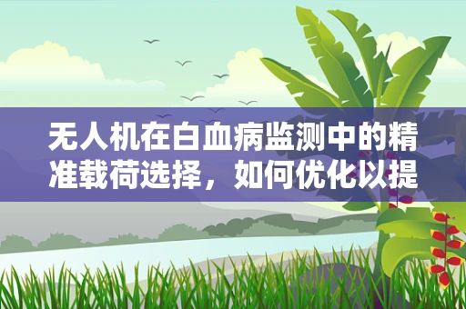 无人机在白血病监测中的精准载荷选择，如何优化以提升诊断效率？