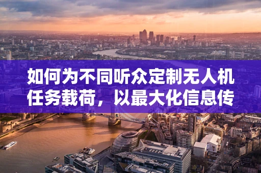 如何为不同听众定制无人机任务载荷，以最大化信息传递效果？