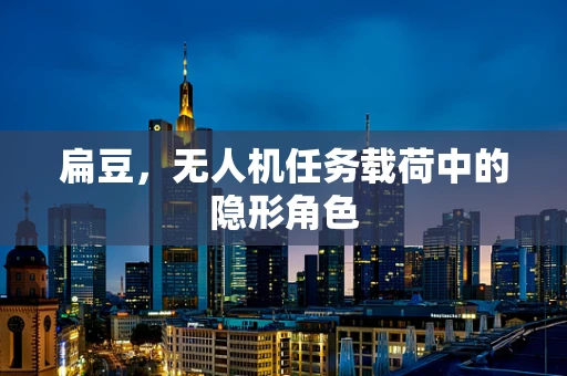 扁豆，无人机任务载荷中的隐形角色