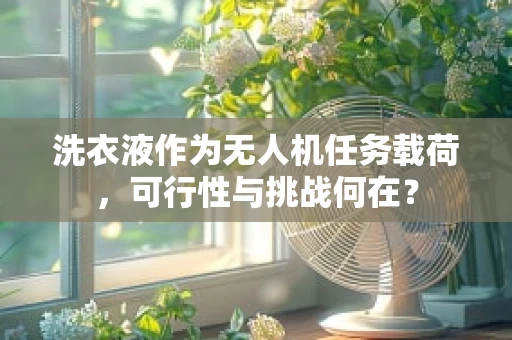 洗衣液作为无人机任务载荷，可行性与挑战何在？