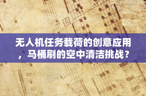 无人机任务载荷的创意应用，马桶刷的空中清洁挑战？