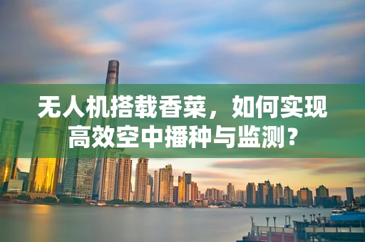 无人机搭载香菜，如何实现高效空中播种与监测？