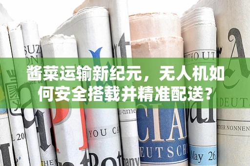 酱菜运输新纪元，无人机如何安全搭载并精准配送？