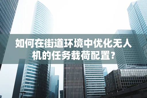 如何在街道环境中优化无人机的任务载荷配置？