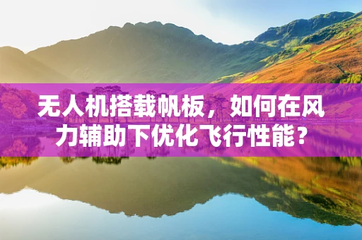 无人机搭载帆板，如何在风力辅助下优化飞行性能？