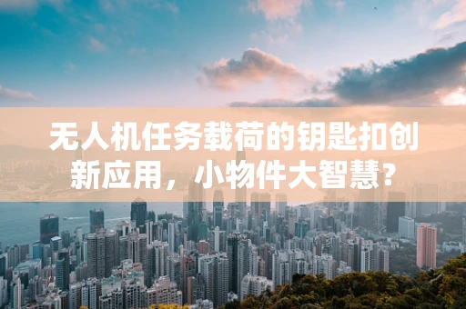 无人机任务载荷的钥匙扣创新应用，小物件大智慧？