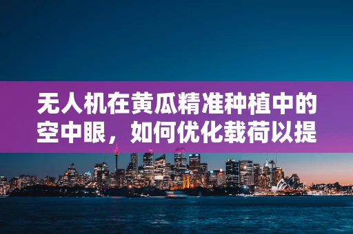 无人机在黄瓜精准种植中的空中眼，如何优化载荷以提升作物监测精度？