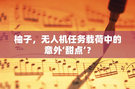 柚子，无人机任务载荷中的意外‘甜点’？