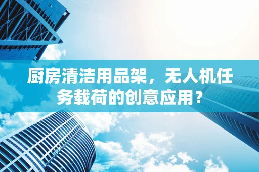 厨房清洁用品架，无人机任务载荷的创意应用？