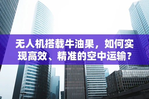 无人机搭载牛油果，如何实现高效、精准的空中运输？