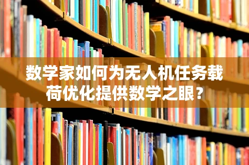 数学家如何为无人机任务载荷优化提供数学之眼？