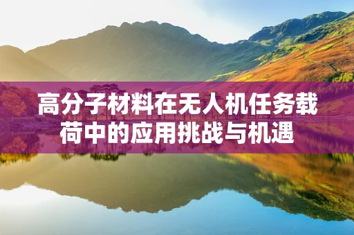 高分子材料在无人机任务载荷中的应用挑战与机遇