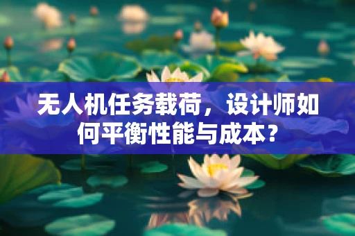 无人机任务载荷，设计师如何平衡性能与成本？