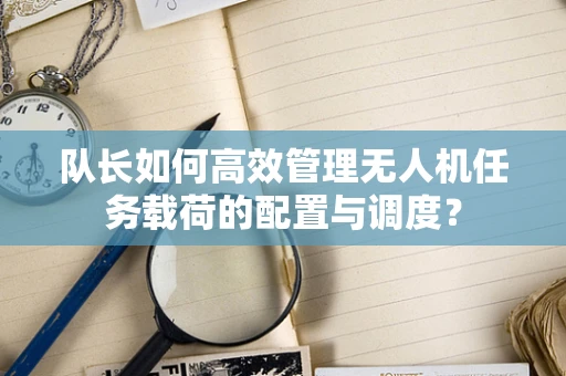 队长如何高效管理无人机任务载荷的配置与调度？