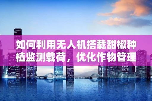 如何利用无人机搭载甜椒种植监测载荷，优化作物管理？