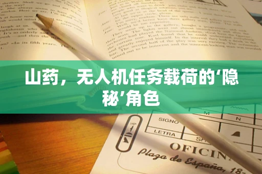 山药，无人机任务载荷的‘隐秘’角色