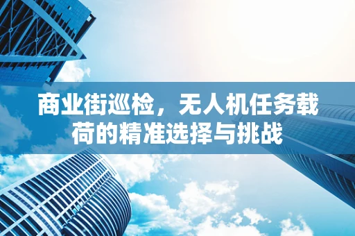 商业街巡检，无人机任务载荷的精准选择与挑战