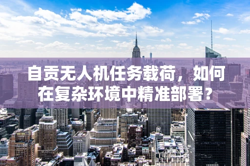 自贡无人机任务载荷，如何在复杂环境中精准部署？