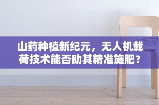 山药种植新纪元，无人机载荷技术能否助其精准施肥？