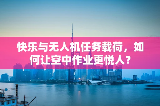 快乐与无人机任务载荷，如何让空中作业更悦人？