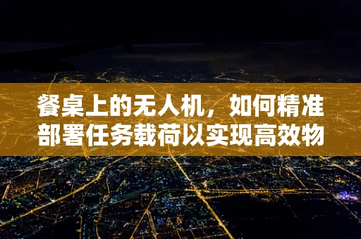 餐桌上的无人机，如何精准部署任务载荷以实现高效物资配送？