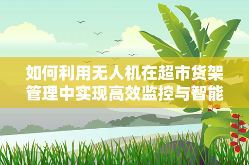 如何利用无人机在超市货架管理中实现高效监控与智能补货？