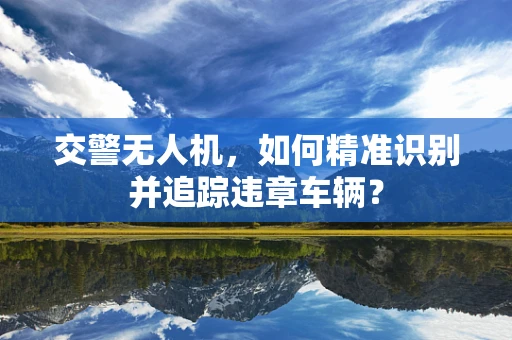 交警无人机，如何精准识别并追踪违章车辆？