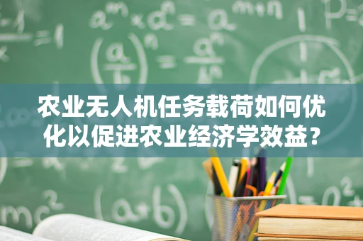 农业无人机任务载荷如何优化以促进农业经济学效益？