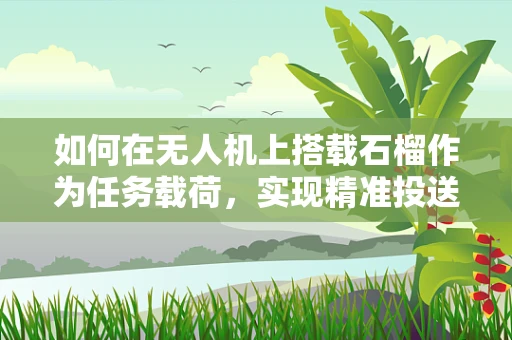如何在无人机上搭载石榴作为任务载荷，实现精准投送？