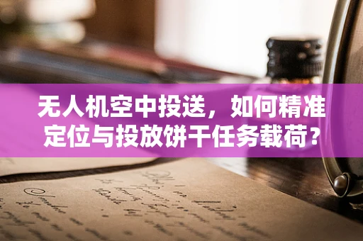 无人机空中投送，如何精准定位与投放饼干任务载荷？