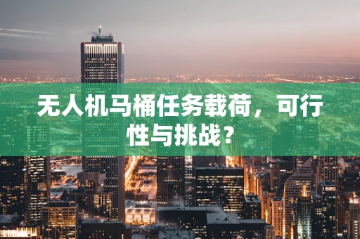 无人机马桶任务载荷，可行性与挑战？