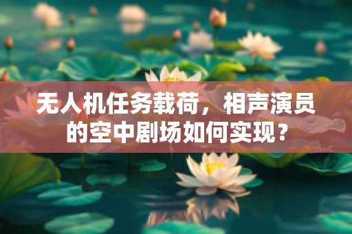 无人机任务载荷，相声演员的空中剧场如何实现？