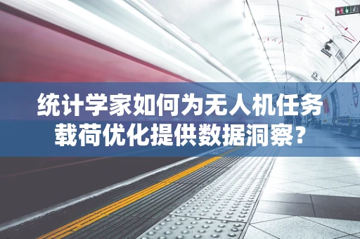 统计学家如何为无人机任务载荷优化提供数据洞察？