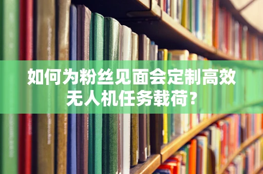 如何为粉丝见面会定制高效无人机任务载荷？