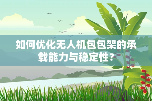 如何优化无人机包包架的承载能力与稳定性？