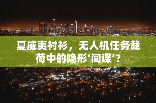 夏威夷衬衫，无人机任务载荷中的隐形‘间谍’？