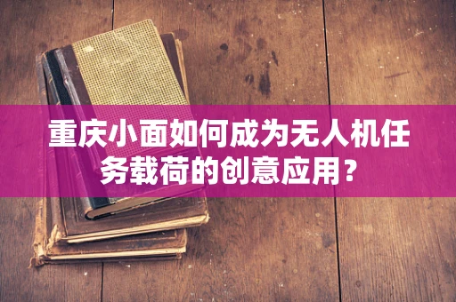 重庆小面如何成为无人机任务载荷的创意应用？