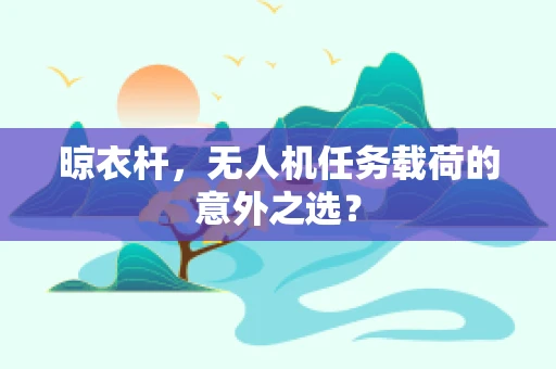 晾衣杆，无人机任务载荷的意外之选？