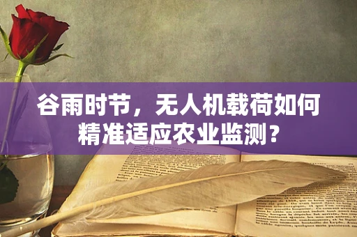 谷雨时节，无人机载荷如何精准适应农业监测？