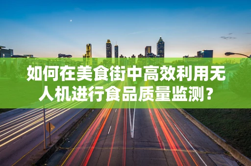 如何在美食街中高效利用无人机进行食品质量监测？