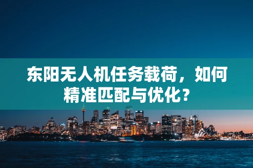 东阳无人机任务载荷，如何精准匹配与优化？